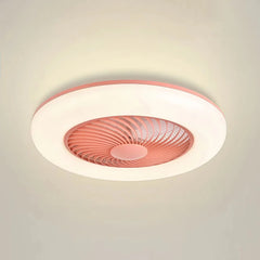 Ventilador de techo sin aspas silencioso con luz LED regulable Macaron Ø55 cm