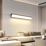 Aplique de pared largo LED de metal moderno para Baño