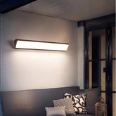 Aplique de pared largo LED de metal moderno para Baño