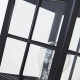 Farol sobremuro exterior moderno LED de metal IP65 para pilar