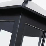 Farol sobremuro exterior moderno LED de metal IP65 para pilar