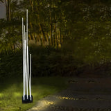 Lámpara decorativa exterior LED IP65 moderna de fibra óptica efecto junco para jardín