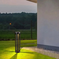 Baliza solar exterior LED IP65 de metal con diseño moderno