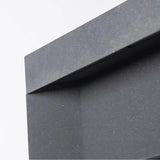 Lámpara solar sobremuro LED IP65 de metal con diseño rectangular para pilar