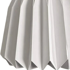 Lámpara colgante origami nórdica blanca con LED regulable para comedor