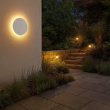 Aplique exterior redondo moderno LED IP65 para porche