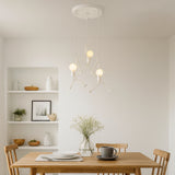 Lámpara colgante de diseño moderno con figura humana LED para comedor