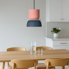 Lámpara Colgante para Comedor Diseño de Doble Tazón Estilo Nórdico