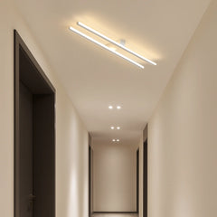 Lámpara de Techo LED Moderna de Doble Barra Minimalista para Pasillo