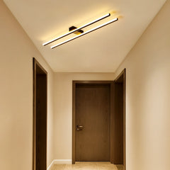 Lámpara de Techo LED Moderna de Doble Barra Minimalista para Pasillo
