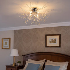 Lámpara de Techo LED Moderna con Diseño de Diente de León para Dormitorio