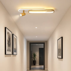 Plafón LED Moderno con Foco Orientable para Pasillo