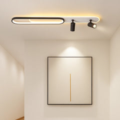 Plafón LED Moderno con Foco Orientable para Pasillo