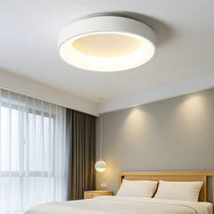 Lámpara de Techo LED Moderna de Diseño Redondo para Dormitorio con Luz Suave para la Vista