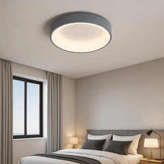 Lámpara de Techo LED Moderna de Diseño Redondo para Dormitorio con Luz Suave para la Vista