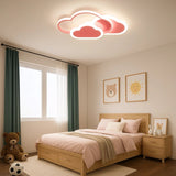 Lámpara de techo infantil nube moderna LED con luz suave para dormitorio