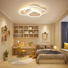 Lámpara de Techo LED con Diseño de Nube para Habitación Infantil