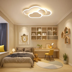 Lámpara de Techo Infantil en Forma de Nube LED Regulable para Dormitorio