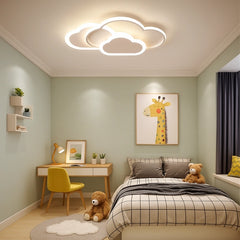 Lámpara de Techo LED con Diseño de Nube para Habitación Infantil