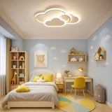 Lámpara de techo infantil nube moderna LED con luz suave para dormitorio