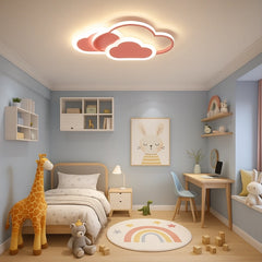 Lámpara de Techo LED con Diseño de Nube para Habitación Infantil