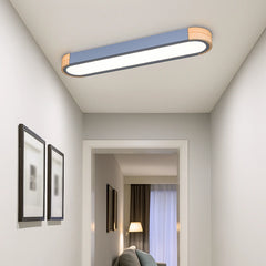 Lampara de techo para pasillo larga nordica LED