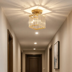 Lámpara de Techo Cristal Estilo Nórdico para Pasillo
