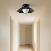 Lámpara de Techo LED Moderna de Metal Tipo Cuenco para Pasillo