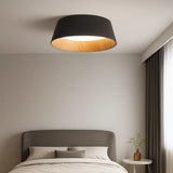 Lámpara de Techo LED Redonda Moderna con Diseño de Rayas para Dormitorio, Ø 46 cm