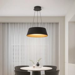 Lámpara Colgante Moderna Redonda de Diseño a Rayas LED para Comedor, Ø 46 cm