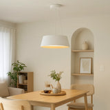 Lámpara Colgante Moderna Redonda de Diseño a Rayas LED para Comedor, Ø 46 cm