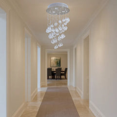 Lámpara de Techo Moderna de Cristal con Colgantes para Escaleras, 3 luces