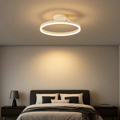 Plafón LED de Techo Moderno Regulable en Forma de Anillo para Dormitorio