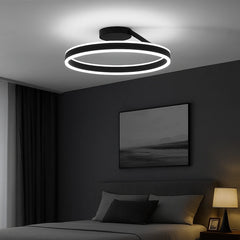 Plafón circular moderno con LED regulable Ø 50 cm para dormitorio