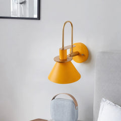 Aplique de pared nórdico LED de color Macaron para dormitorio