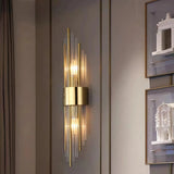 Aplique de pared de cristal moderno LED de diseño elegante para salón