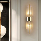 Aplique de pared de cristal moderno LED de diseño elegante para salón