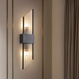 Aplique de pared de cristal moderno LED de diseño elegante para salón