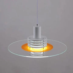 Luz colgante de dormitorio moderno de un solo jefe circular