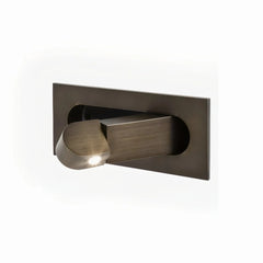 Aplique de lectura LED giratorio metálico para dormitorio