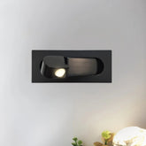 Aplique de lectura LED giratorio metálico para dormitorio