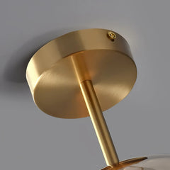 Lampara de techo para pasillo de vidrio esferica moderna con LED