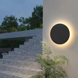 Aplique exterior redondo moderno LED IP65 para porche