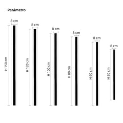 Aplique de pared exterior lineal negra de metal minimalista con sensor de movimiento para porche
