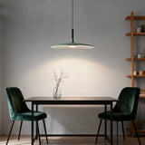 Lámpara colgante plato LED moderna regulable en altura para comedor