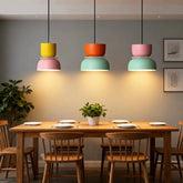 Lámpara Colgante para Comedor Diseño de Doble Tazón Estilo Nórdico