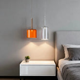 Lámpara Colgante de Vidrio Creativa para Cabecera de Cama Moderna