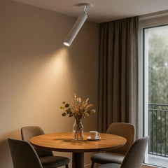 Foco de Techo LED Cilíndrico de Diseño Moderno Orientable 360°