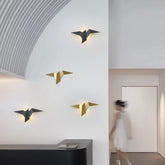Aplique LED Pájaro Origami Moderno para Salón