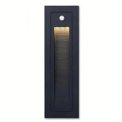 Aplique empotrable exterior moderno de metal con LED sensor de movimiento IP65 para escaleras